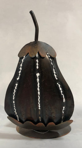 Metal Gourd Candle Holder