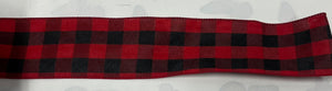 Buffalo Plaid -Red/Black