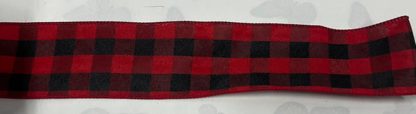 Buffalo Plaid -Red/Black