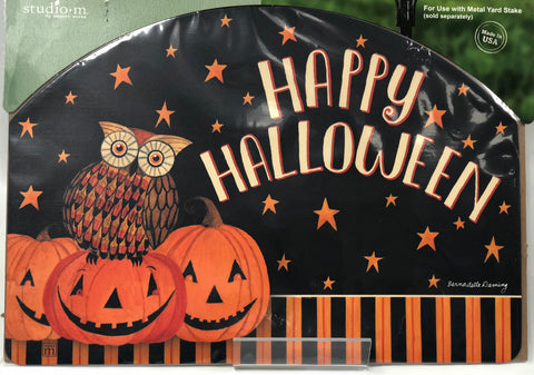 Magnetic Yard Sign -Owloween Fun