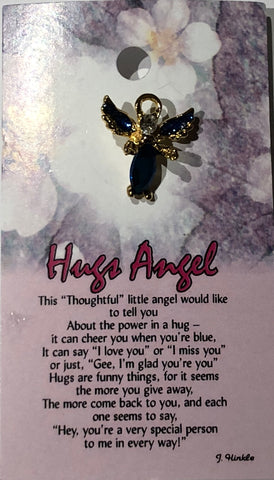 Hugs Angel Pin -Blue