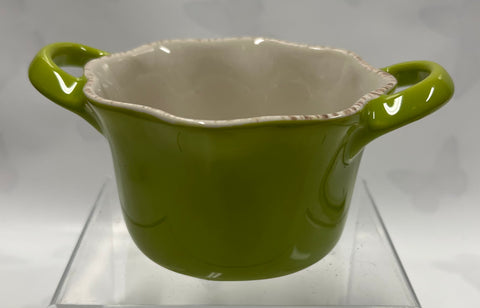 Green Ramekin -Round