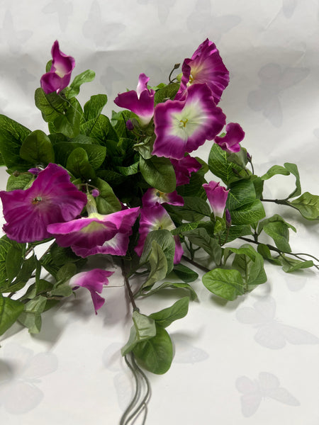 Hanging Petunia Bush -Purple