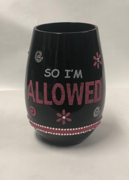Birthday Girl -Stemless Wine Glass