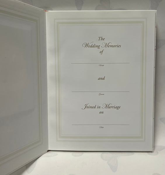 Embellished Wedding Record Book -Elegance Collection