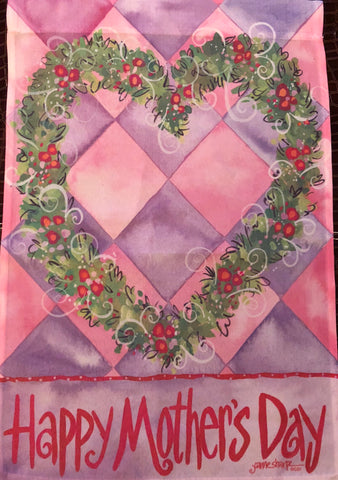 Mother's Day Wreath -Small Flag