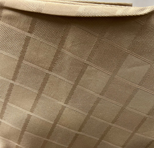 Table Cloth- Check -Taupe