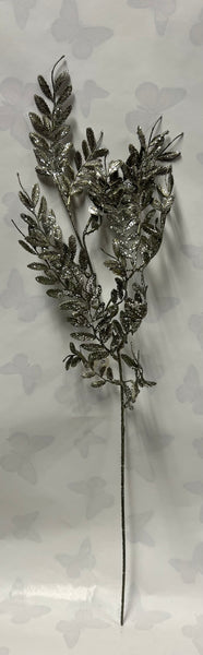 Artificial Greenery Pick -Pewter