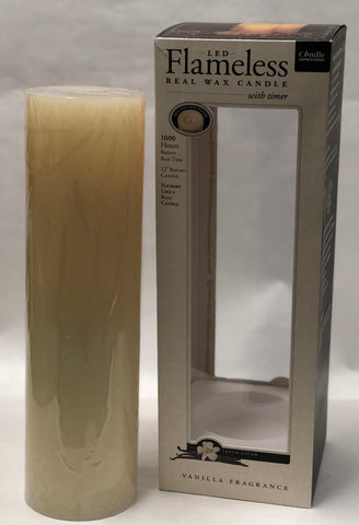 Candle Impressions -Battery Candle -Cream 12”