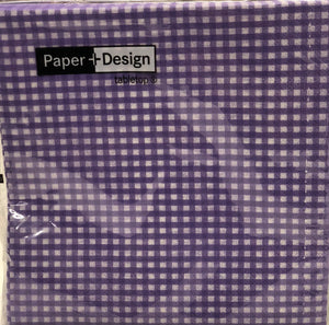 Luncheon Napkin -Vichy- lavender