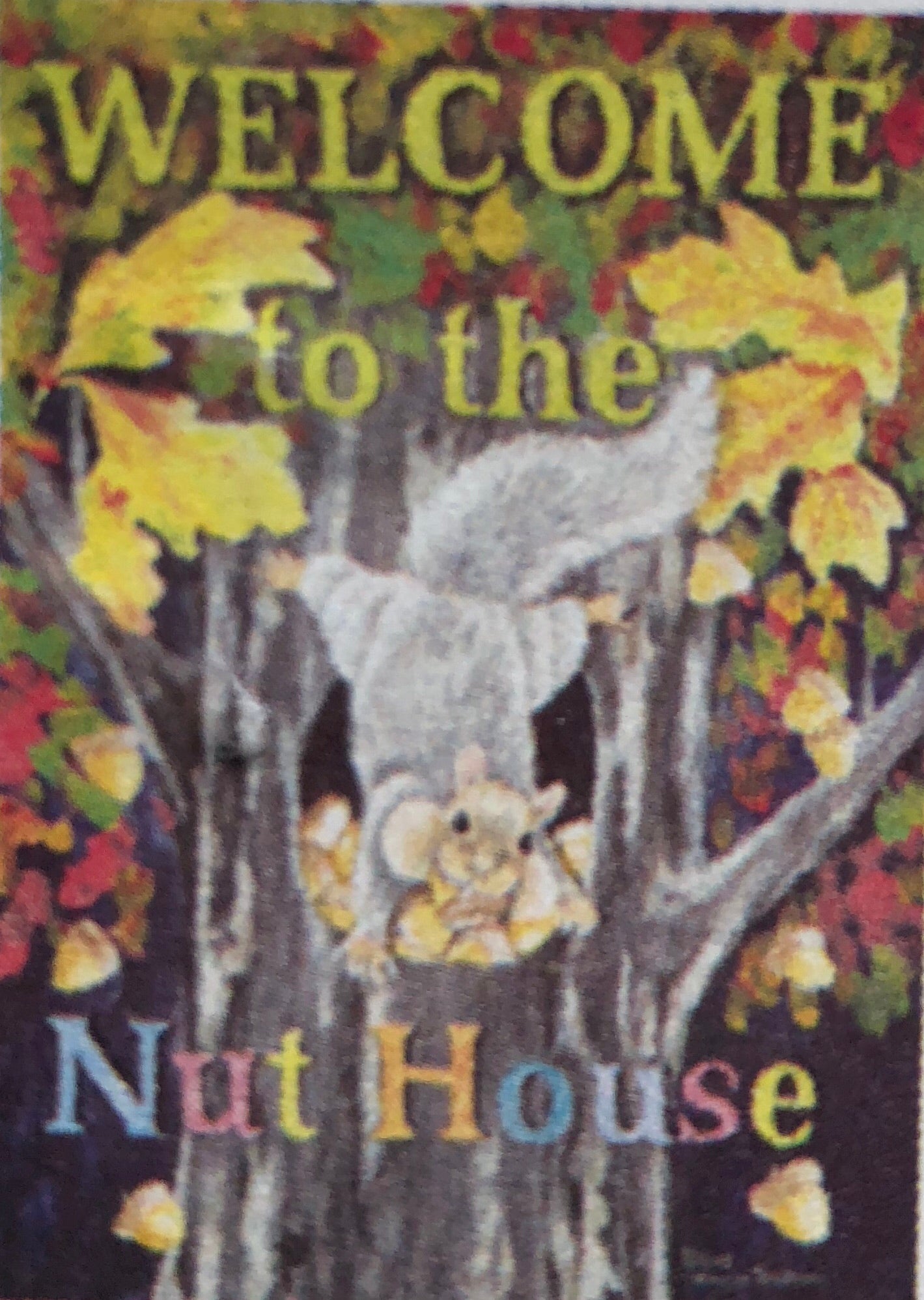Nut House- Large Flag