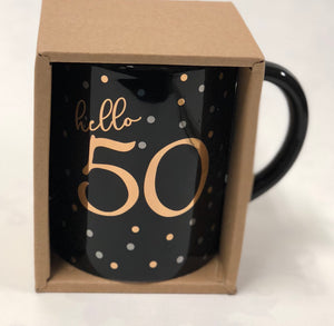 Hello 50 Mug