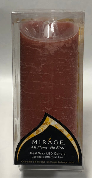 Mirage -Battery Candle -Rust Orange