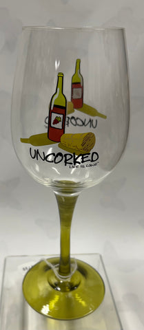 Uncorked Wineglass