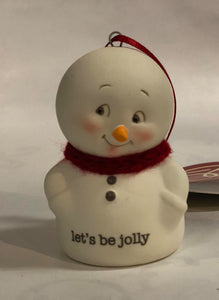 Snowpinions Let's be jolly Tree Ornament -Small