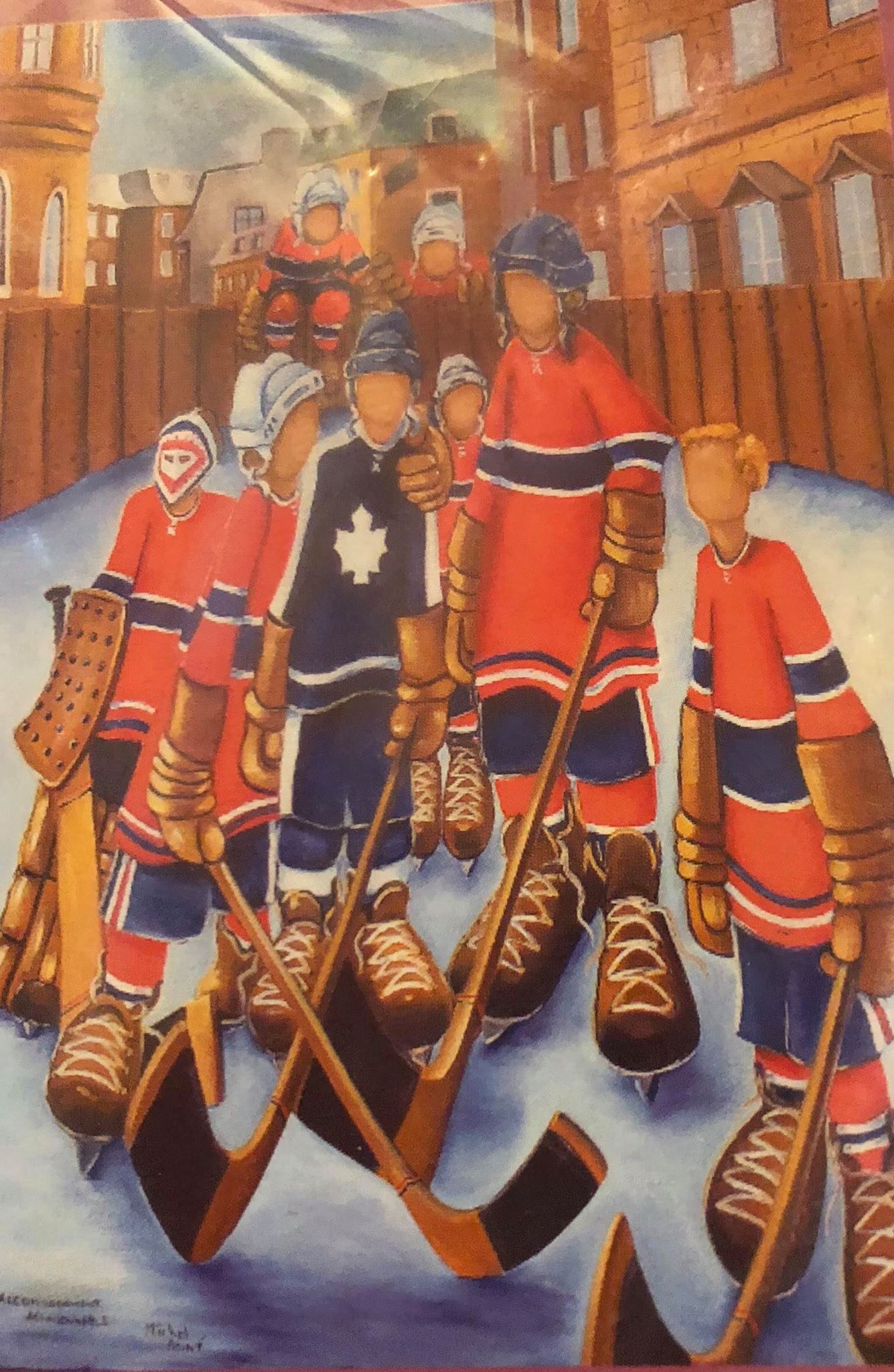 Hockey -Large Flag