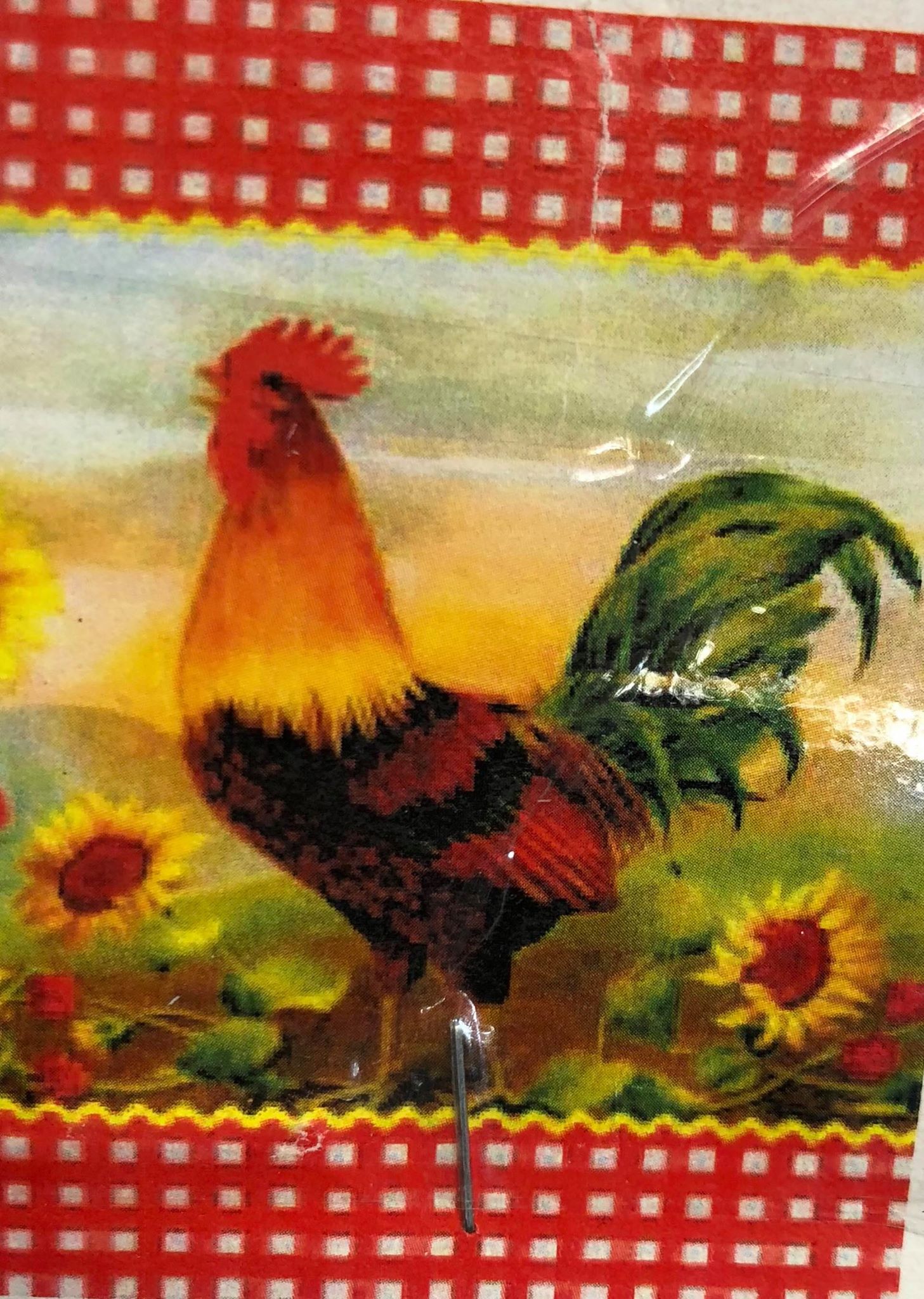 Proud Rooster - Large Flag