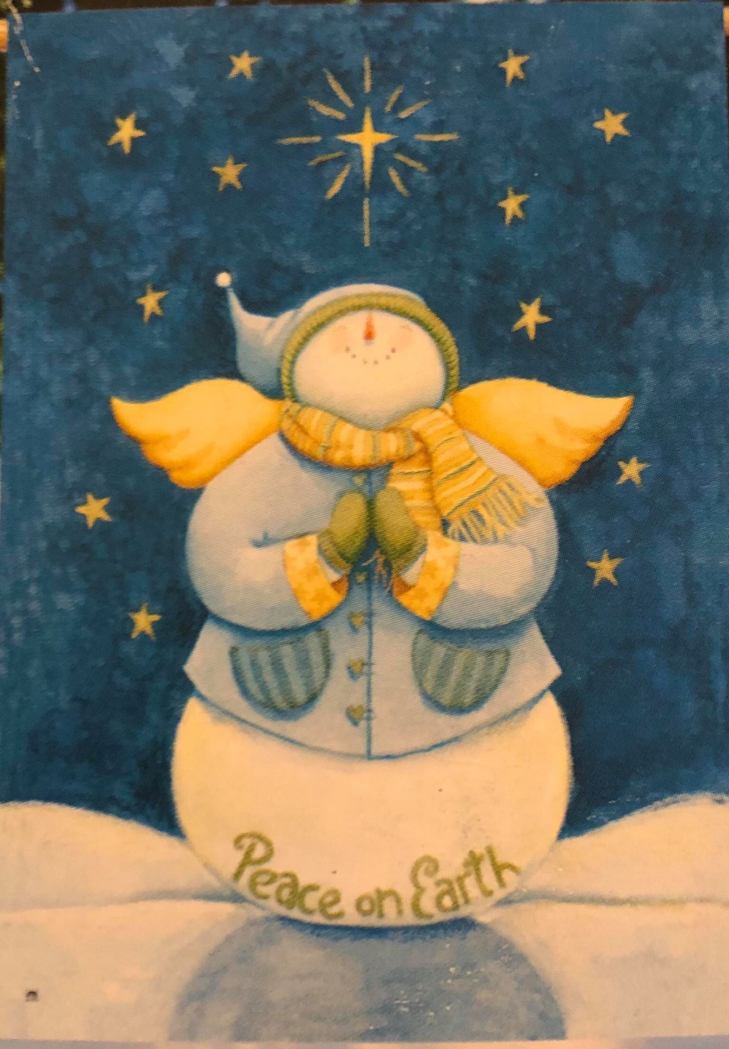 Snow Angel- Large Flag