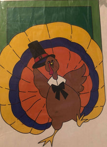 Turkey Trot- Large Flag