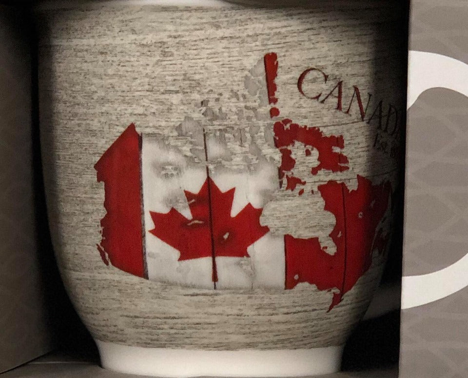 Map of Canada mug