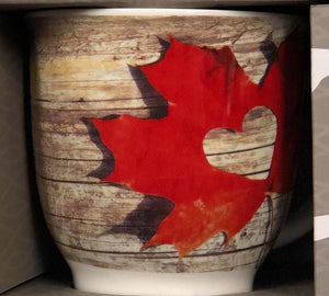 Maple leaf mug