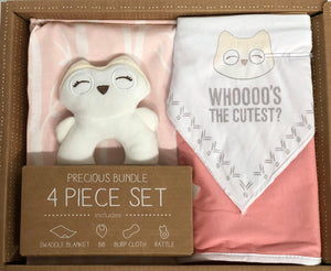 Sweet Owl Baby Gift Set
