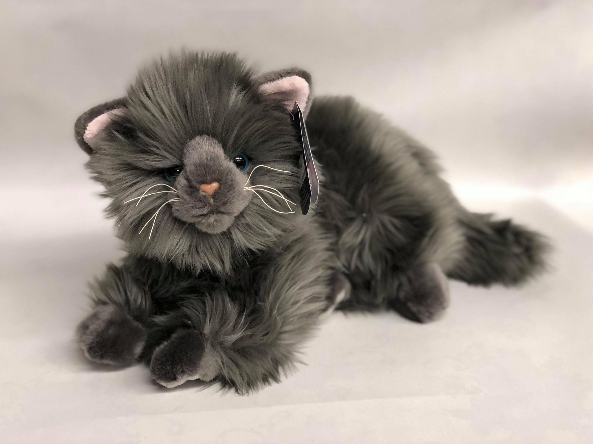 Plush Cat- Grey Persian