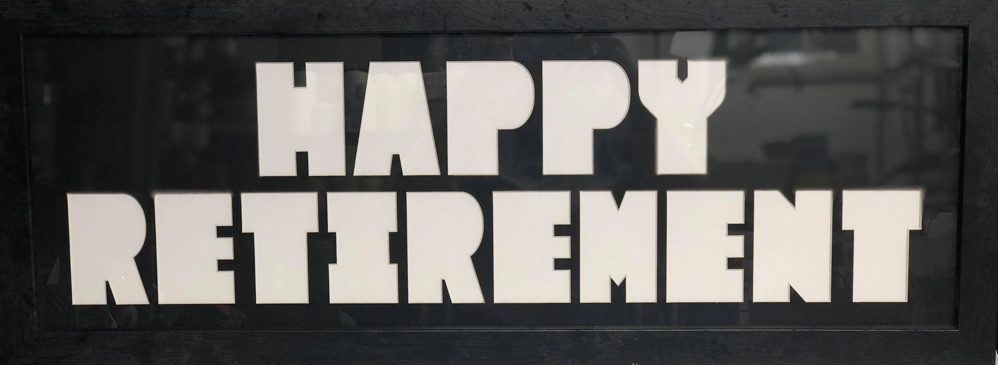 Happy Retirement Frame