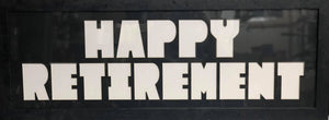 Happy Retirement Frame