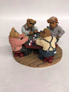 Annie, Tex, Jack, and Chip... Shuffle up and deal -Boyd's Bear