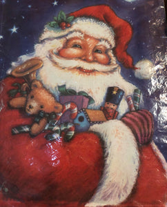 Santa with Toys -Small Flag