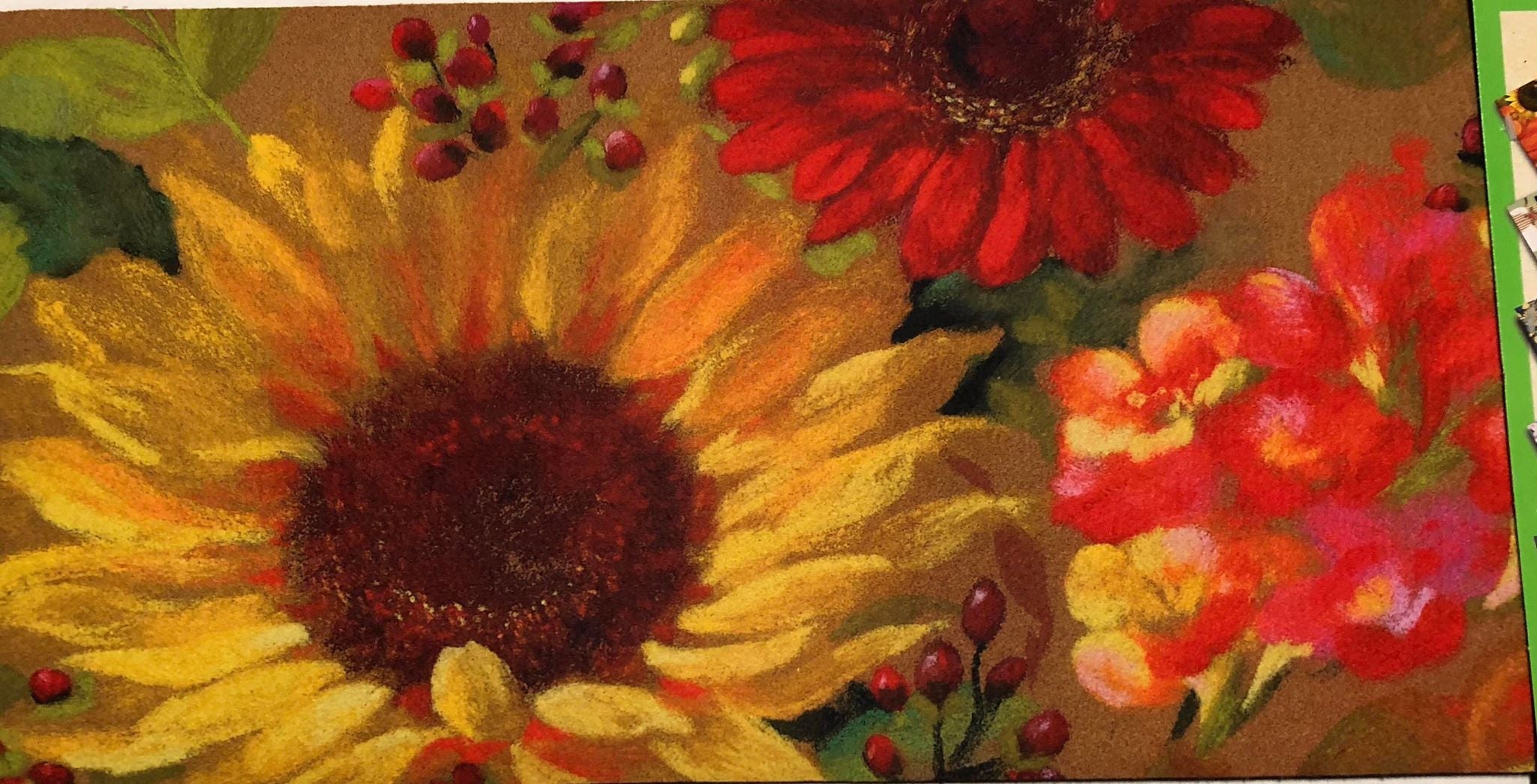 Sunflowers and Berries Mat - Small