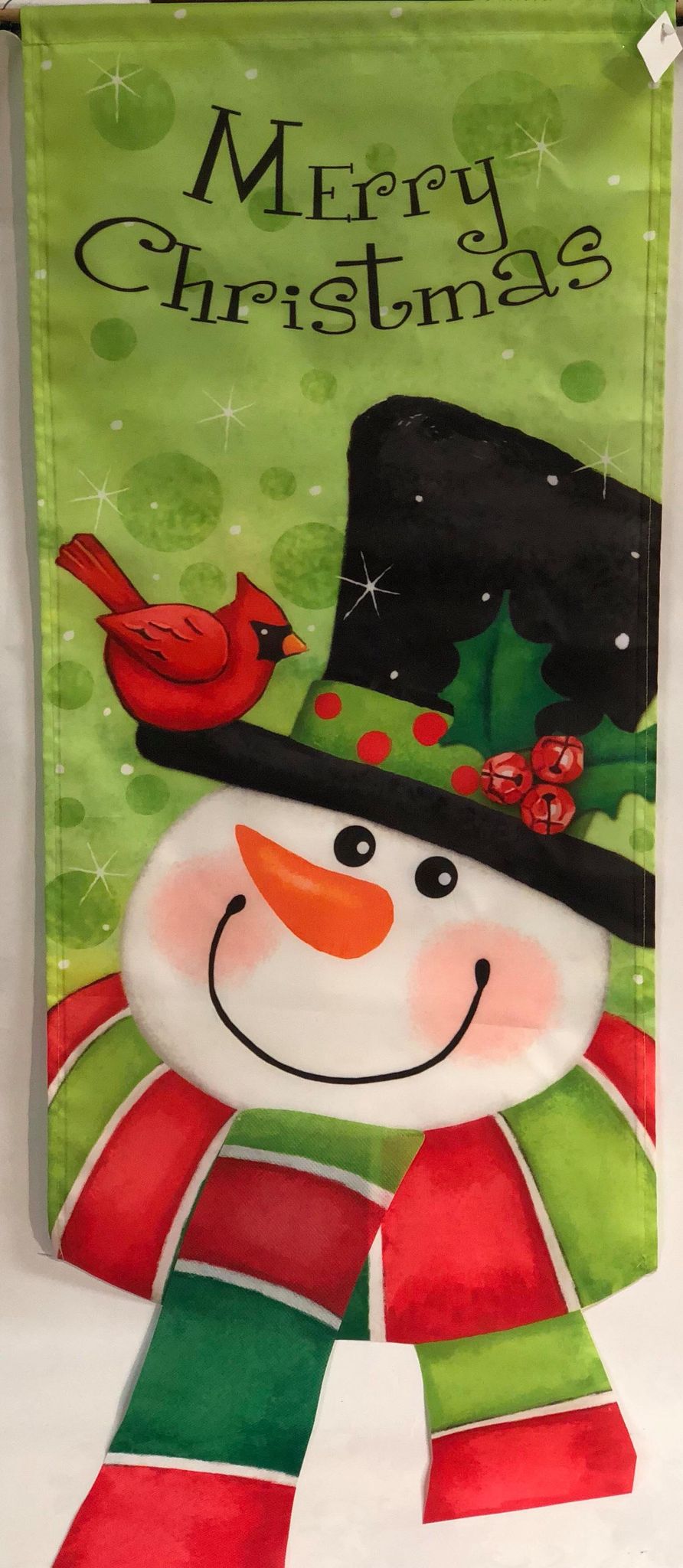Snowman banner- "Merry Christmas"