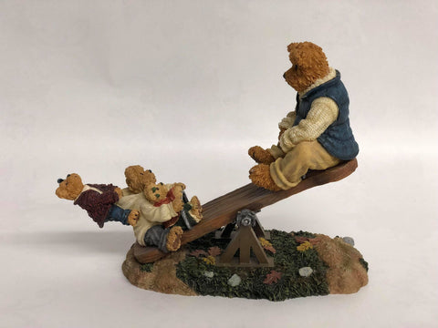 Dad with Teeter, Totter and Boing... Wold's best Dad -Boyd's Bear