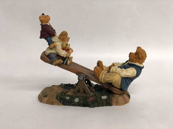 Dad with Teeter, Totter and Boing... Wold's best Dad -Boyd's Bear