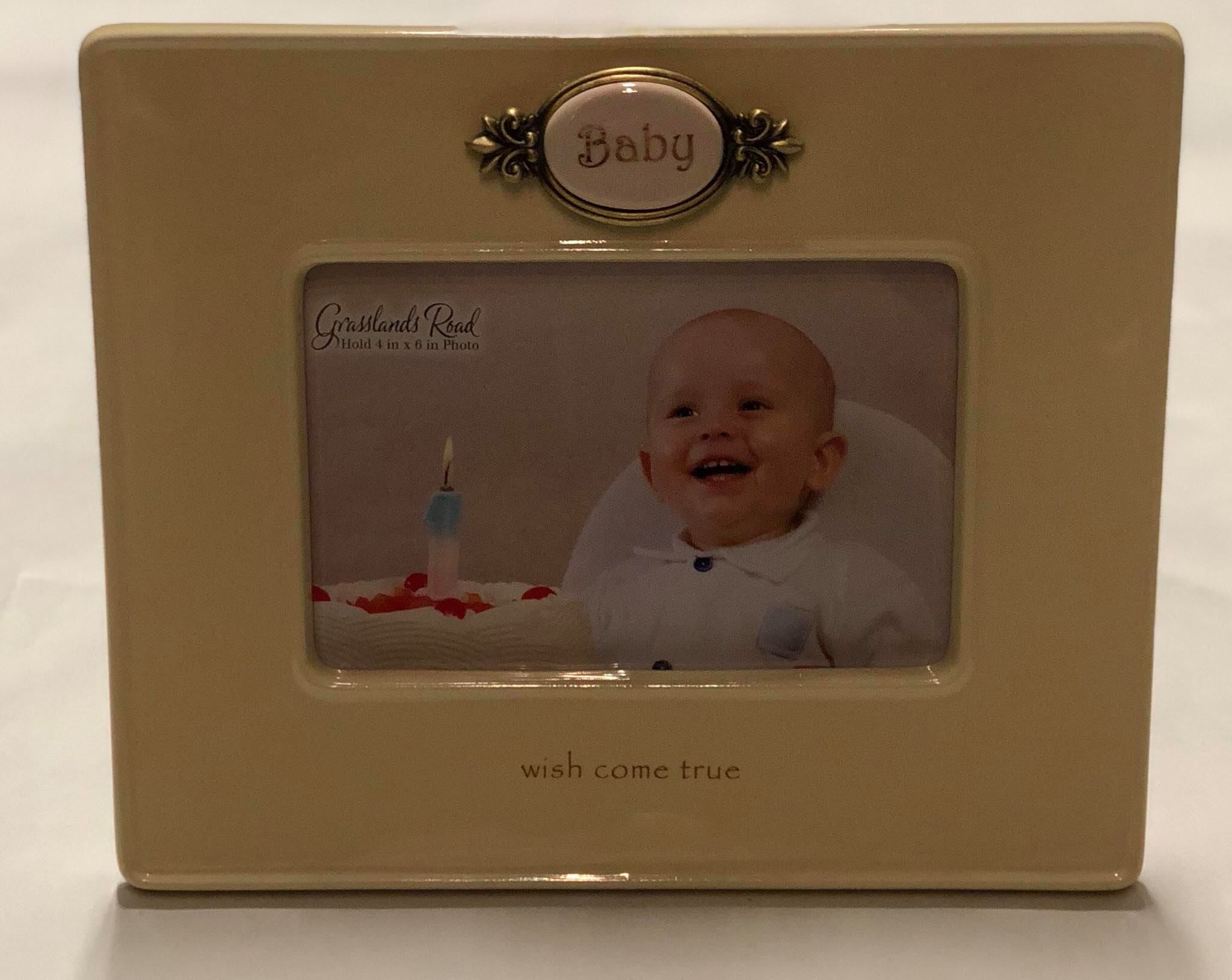 Wish Come True - Yellow Baby Picture Frame